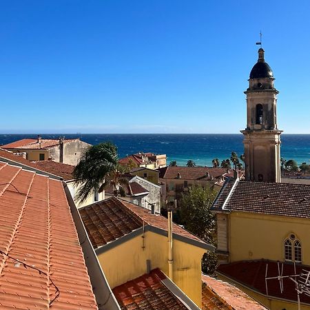 Palm Riviera Capucins - Vieille Ville De Menton - Vue Mer - Tout A Pieds Экстерьер фото