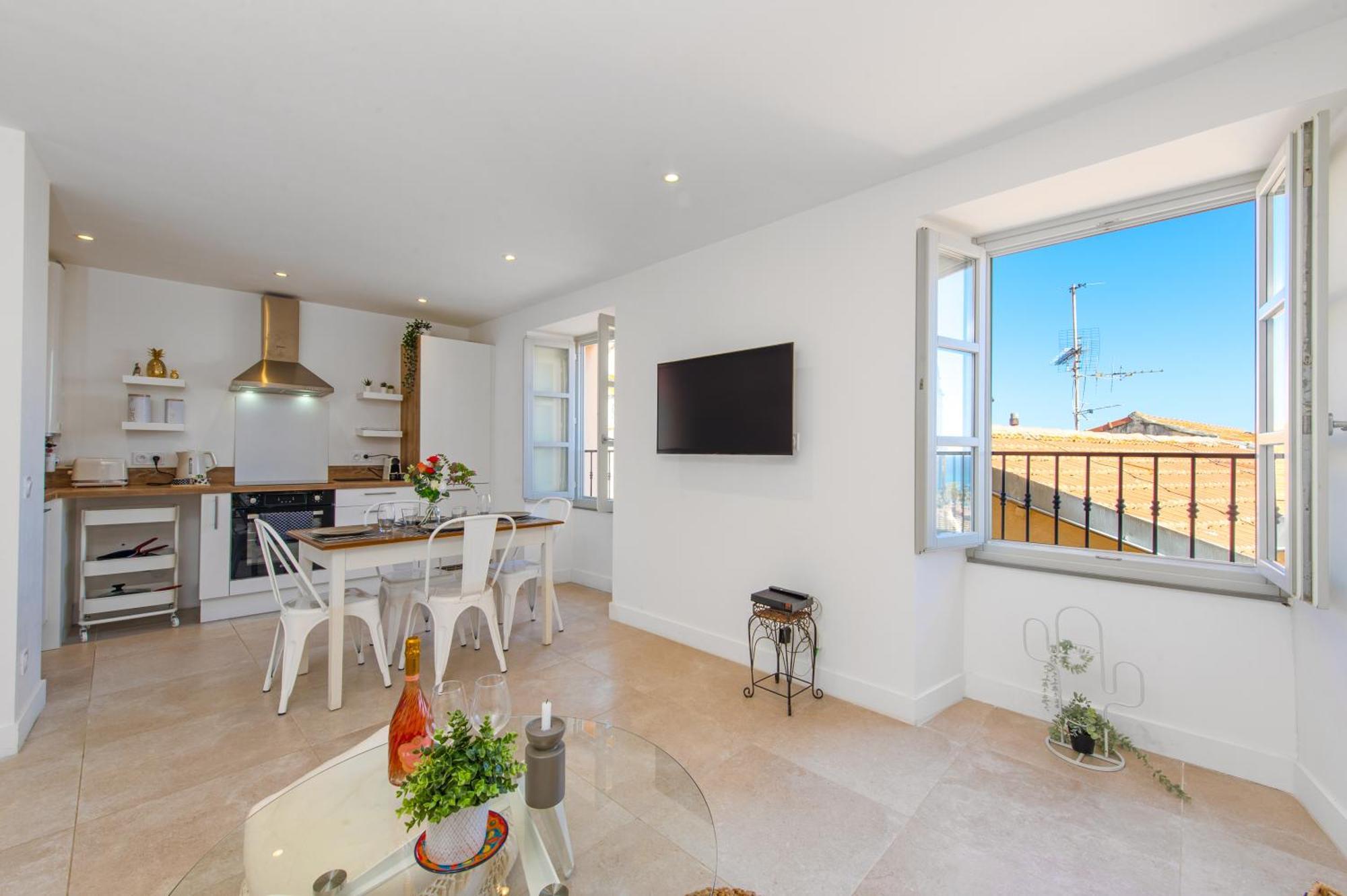 Palm Riviera - Vieille Ville De Menton - Vue Mer Экстерьер фото